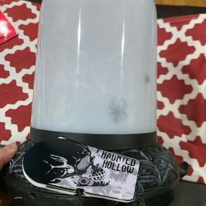 Halloween spider animated globe